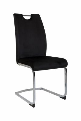 Крісло DODOMY Sanna Velvet чорний, фото