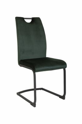 Крісло DODOMY Sanna Velvet темно-зелений, фото