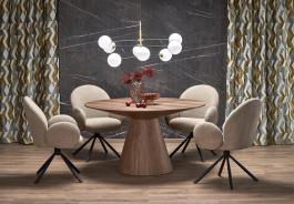 Стол круглый Halmar HENDERSON орех, фото