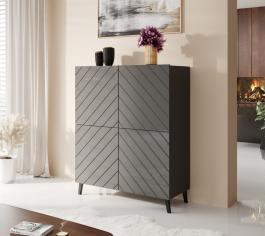 Комод CAMA ABETO Regał 100 Графит, фото