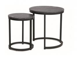 Комплект журнальных столиков SIGNAL HOLA Черный / Черный, фото