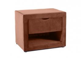 Прикроватная тумба SIGNAL ET-001 VELVET Розовый BLUVEL 52, фото
