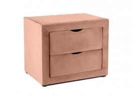 Прикроватная тумба SIGNAL ET-002 VELVET Розовый BLUVEL 52, фото