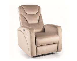 Крісло розкладне Signal KRONOS VELVET бежевий, фото