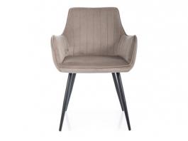 Кресло SIGNAL APPLE VELVET Бежевый (BLUVEL 40), фото