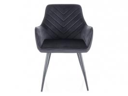 Крісло Signal FIG VELVET Чорний (BLUVEL 19), фото