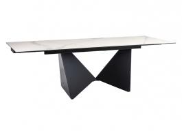 Стол Signal Peterson Ceramic белый/черный матовый, фото