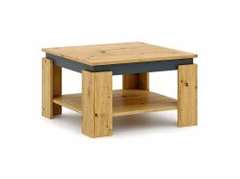 Журнальний столик SIGNAL AGAVA  68X68 дуб артизан/антрацит, фото