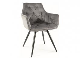 Крісло SIGNAL MANGO VELVET Сірий, фото
