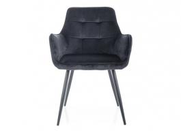 Кресло SIGNAL LEMON VELVET Черный, фото