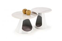 Журнальний столик Halmar OSARIO білий мармур, фото