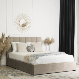 Кровать MEBEL ELITE PANAMA 140х200 Бежевый, фото