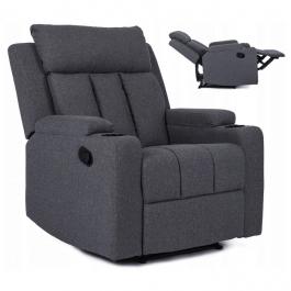 Кресло-реклайнер Mebel Elite KOBI 2 темно-серый, фото