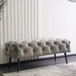 Скамейка MEBEL ELITE VERA 2 Серый, фото