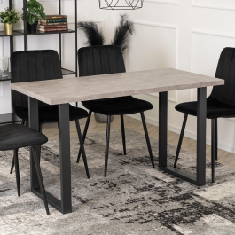 Стол MEBEL ELITE ALTE MAX 130 Бетон, фото