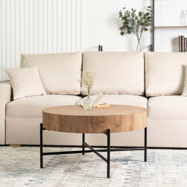 Журнальний стіл MEBEL ELITE BELIEF Дуб, фото