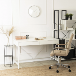 Письменный стол MEBEL ELITE ALLY 123 Белый, фото