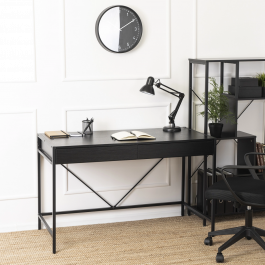 Письменный стол MEBEL ELITE ALLY 123 Черный, фото