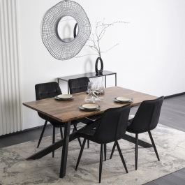 Стол MEBEL ELITE HAMILTON 160-200 Дуб rustykalny, фото