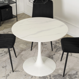 Стол MEBEL ELITE SANDER 90 Белый, фото