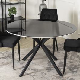 Стол MEBEL ELITE ALLEN 120 Черный, фото