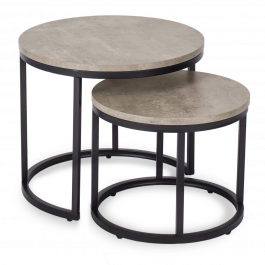 Комплект журнальних столиків MEBEL ELITE ROCKY Сірий, фото