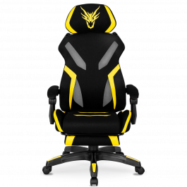 Офісне крісло MEBEL ELITE MAXIMO Чорний / Жовтий, фото