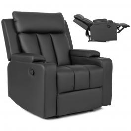 Кресло реклайнер MEBEL ELITE KOBI черный, фото