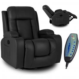 Масажне крісло MEBEL ELITE BOX Екошкіра Чорний, фото