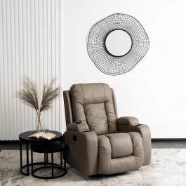 Крісло реклайнер MEBEL ELITE BOX сірий, фото