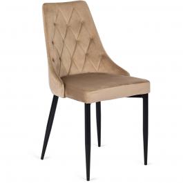 Стілець MEBEL ELITE CORK Velvet бежевий, фото