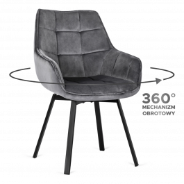 Кресло MEBEL ELITE LUNA Серый, фото