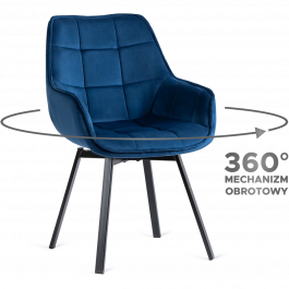 Кресло MEBEL ELITE LUNA Синий, фото