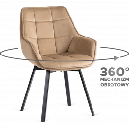 Крісло MEBEL ELITE LUNA Бежевий, фото