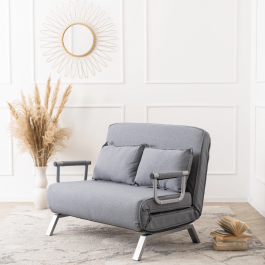 Диван розкладний MEBEL ELITE BART 2 Сірий, фото