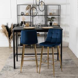 Барный стул ELITE ARIEL Синий, фото