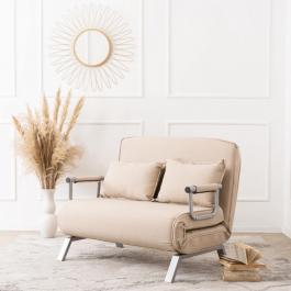 Диван раскладной MEBEL ELITE BART 2 Бежевый, фото