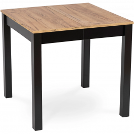 Стол раскладной MEBEL ELITE BEN 80-200 Дуб крафт / Черный, фото