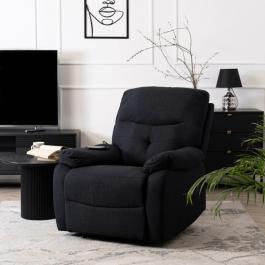 Кресло реклайнер ELITE INTER 2 Черный, фото