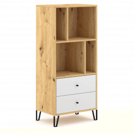 Витрина Elite BACARDI Дуб Аризан / Белый, фото