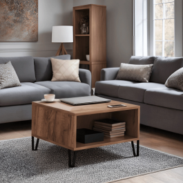 Журнальный стол Elite BACARDI 60х60 Дуб Крафт, фото