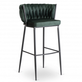 Барный стул MEBEL ELITE FLORES Зеленый, фото