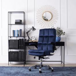 Офисное кресло ELITE LONDON VELVET Синий, фото