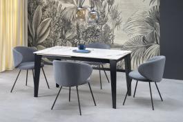 Стіл розкладний Halmar FELIX Білий мармур, фото