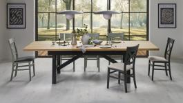 Стол раскладной Halmar FIESTA (200-280) Дуб, фото