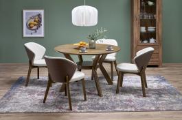 Круглий стіл Halmar RUPERT Горіх, фото