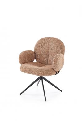 Поворотне крісло HALMAR K-568 Кориця, фото