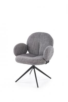 Поворотне крісло HALMAR K-568 Сірий, фото