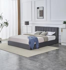 Ліжко HALMAR KATARINA 160 Сірий, фото