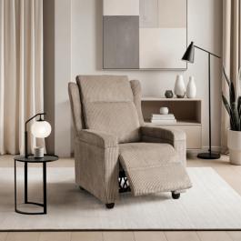 Крісло реклайнер ELITE SPENCER бежевий, фото